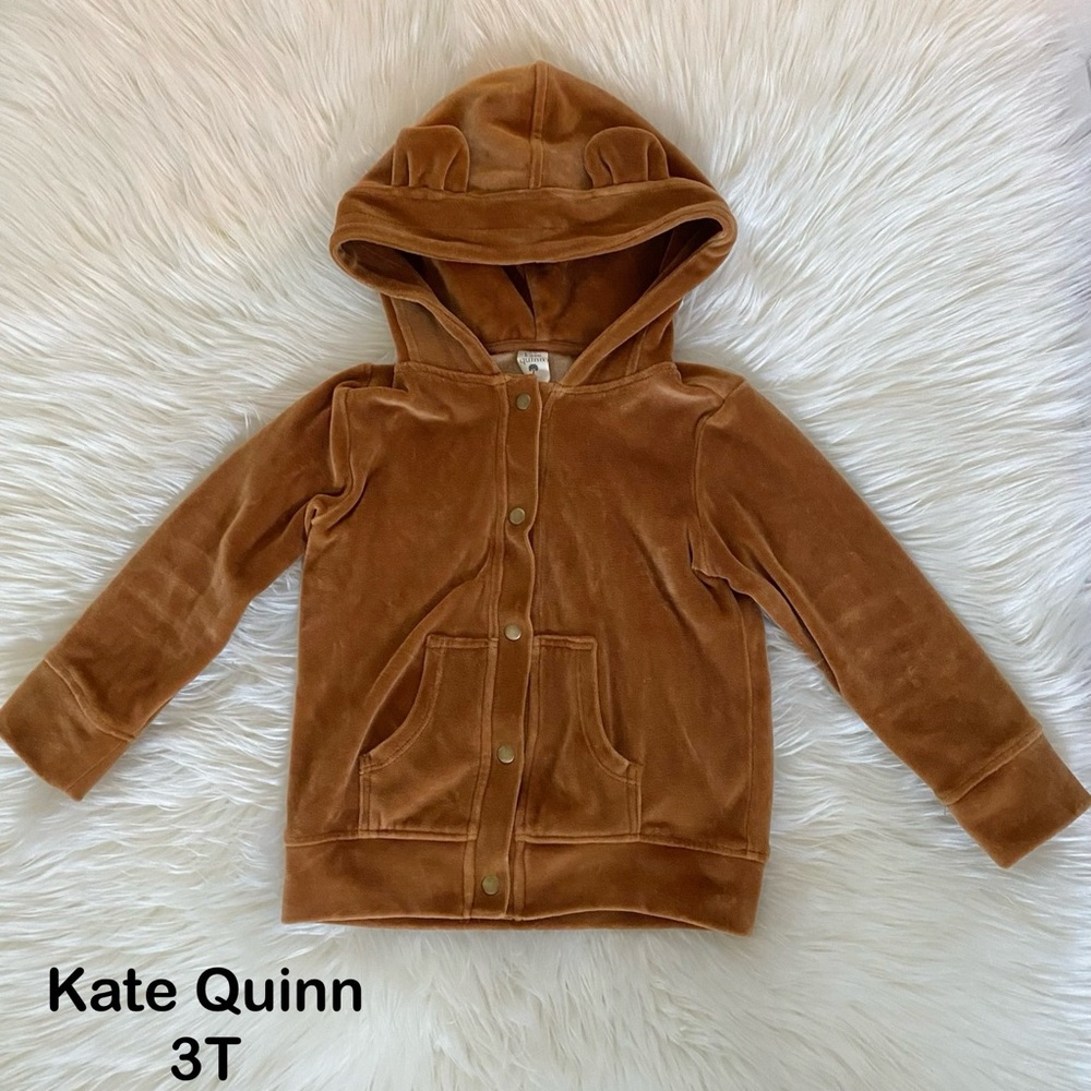 Kate Quinn Tan Hooded Jacket